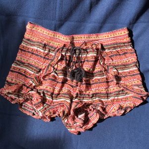 xhileration boho shorts